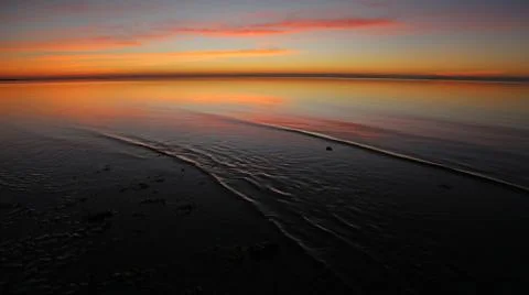 Sunrise Ripples Stock Photos