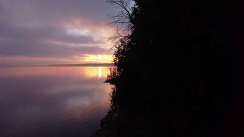 SUNRISE ON RIVER 動画素材 236389167