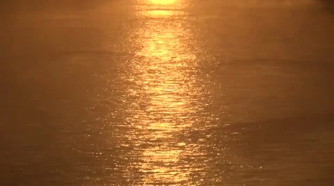 Sunrise on river thur Stock Footage 63108937