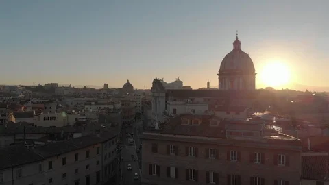 Sunrise in Rome Stock Footage 100632141