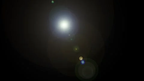 Sunrise rotating animation on black background. Stock Footage 311413199