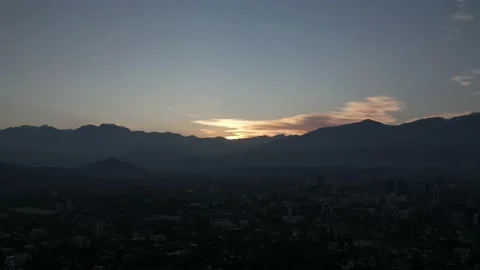 Sunrise Santiago Stock Footage 165850372
