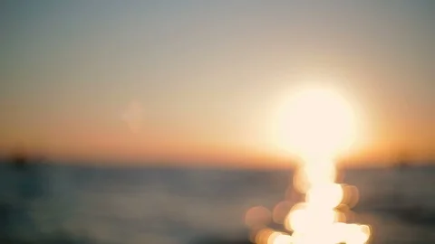 Sunrise at sea Stock Footage 91686432