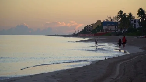 Sunrise at the sea Video stock 98175453