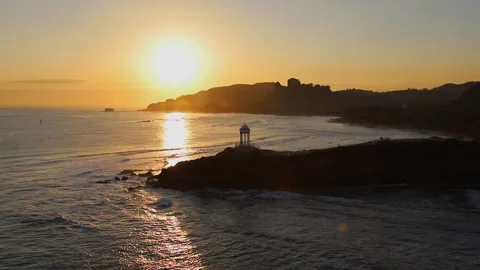 Sunrise at sea Stock Footage 132771218