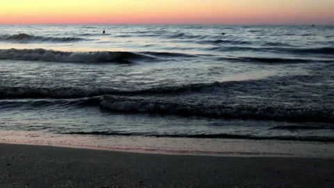 Sunrise at the sea Stock Footage 138490156