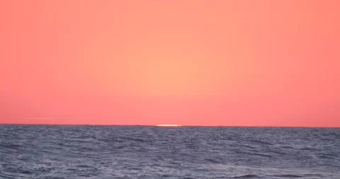 Sunrise in the sea Stock Footage 138601941