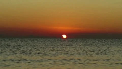 Sunrise on the sea Stock Footage 149748143