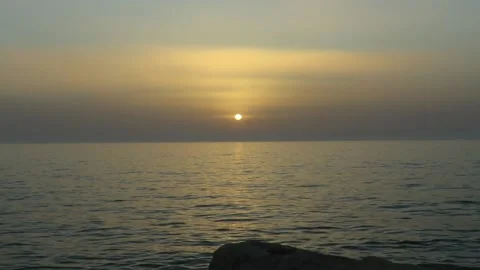 Sunrise on the sea Stock Footage 156492969