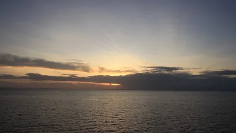 Sunrise by the Sea Stock Footage 185917052