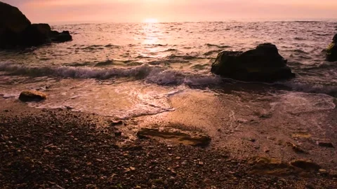 Sunrise at the sea Stock Footage 241723224