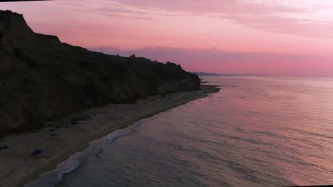 Sunrise on the sea Stock Footage 255132572