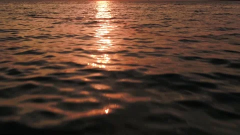 Sunrise on the sea Stock Footage 255132725
