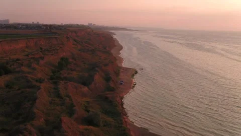 Sunrise on the sea Stock Footage 255133368