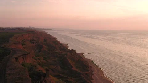 Sunrise on the sea Stock Footage 255138793