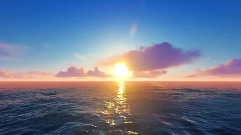 Sunrise on sea Stock Footage 314908728