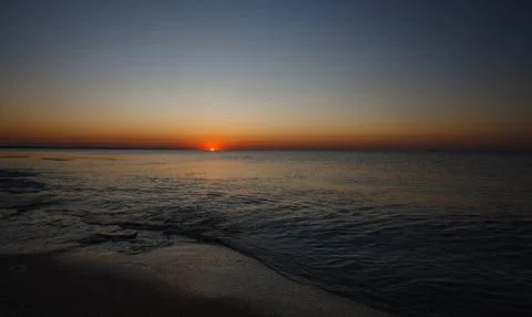 Sunrise on the sea Stock-Fotos