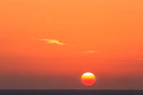 Sunrise at the sea Stock Photos