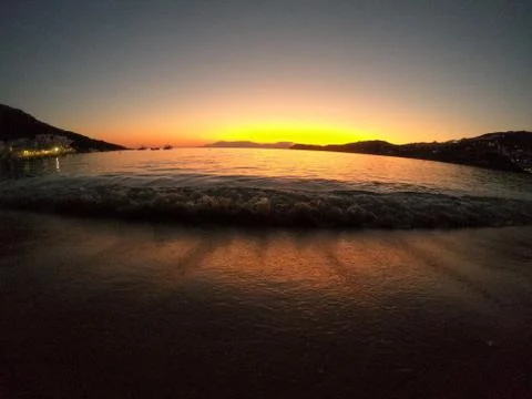 Sunrise at the Sea Stock Photos