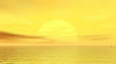 Sunrise Seascape Video stock 365494
