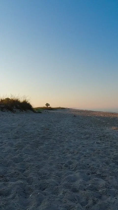 Sunrise on the seashore, time lapse. Vertical Video Stock Footage 275524136