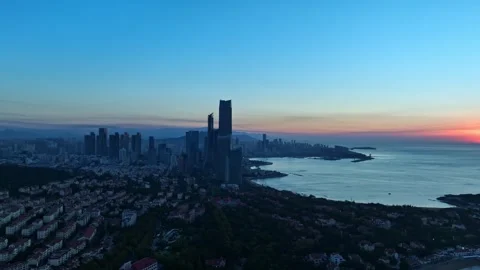 Sunrise at seaside Stock Footage 270312749