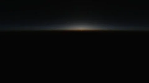 Sunrise seen from space Stock Footage 1798147