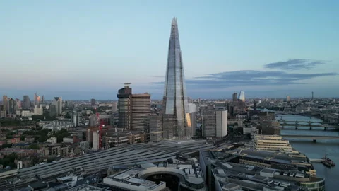 Sunrise on the Shard Stock Footage 245432407