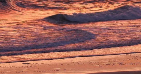 Sunrise shot from Ormond Beach, FL.  December 25th, 2017 Stock Footage 84174926