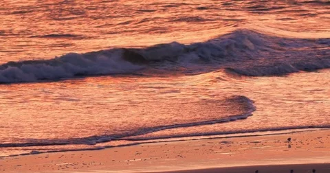 Sunrise shot from Ormond Beach, FL.  December 25th, 2017 Stock Footage 84177182