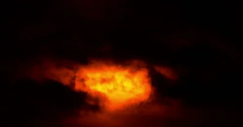 Sunrise shot from Ormond Beach, FL.  December 25th, 2017 Stock Footage 84238735