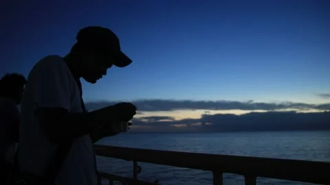 Sunrise Silhouette Stock Footage 185917299