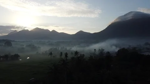 Sunrise on singkawang Stock Footage 133097641
