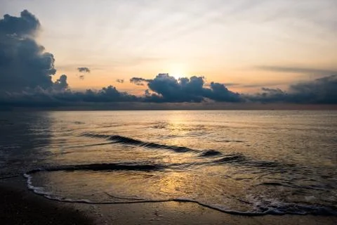 Sunrise sky background. Stock Photos