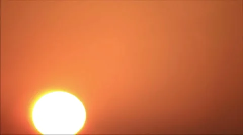 Sunrise sky dazzling sun Video stock 64791678