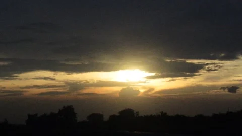 Sunrise sky Stock Footage 297598081