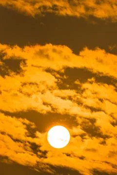 Sunrise on sky Stock Photos