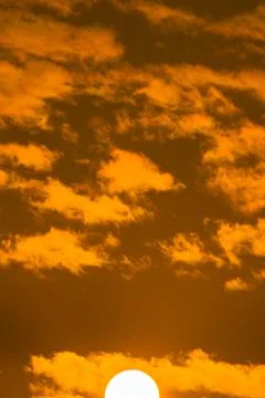 Sunrise on sky Stock Photos