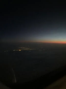 Sunrise in the sky Foto stock
