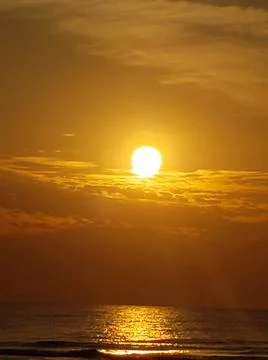 Sunrise St Augustine Beach Florida Stock Photos