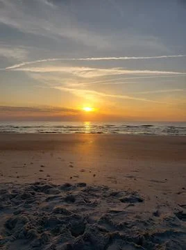 Sunrise St Augustine Beach Florida Stock Photos