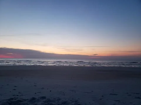 Sunrise St Augustine Beach Florida Stock Photos