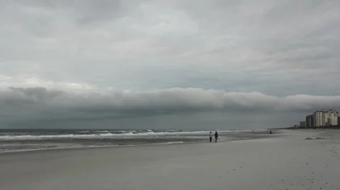 Sunrise with Storm Clouds 1 스톡 동영상 34144656