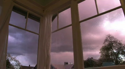 Sunrise Storm Time Lapse Stock Footage 666985
