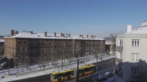 Sunrise on a street Stock Footage 148114113