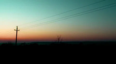 Sunrise in summer Stock Footage 36677613