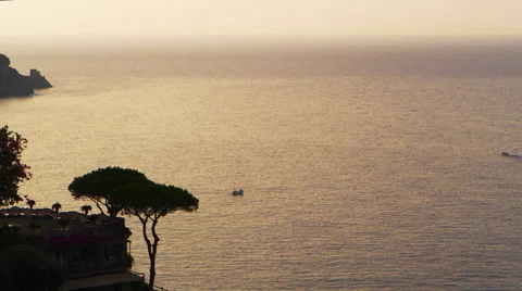 Sunrise Sunset Amalfi Coast Italy 4K Stock Video Footage Stockbeeldmateriaal 59082158