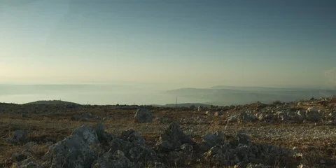 From sunrise to sunset beyond the mountains Stock Footage 112956908