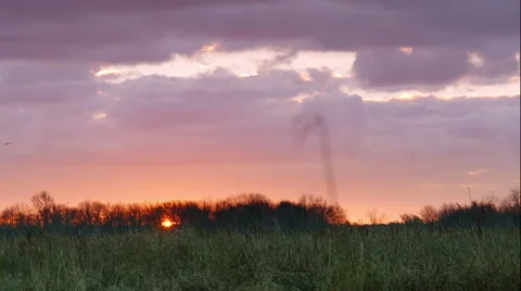 Sunrise Sunset Stock Footage 48871421