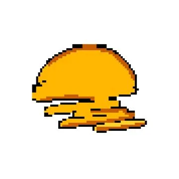 Sunrise sunset pixel art vector illustration 스톡 일러스트